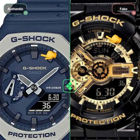 cheap fake g shock watches|g shock counterfeit vs real.